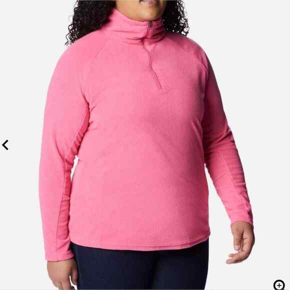 Columbia Women's Glacial IV 1/2 Zip - Plus Size super soft active shirt‎ size 2X - Picture 14 of 14